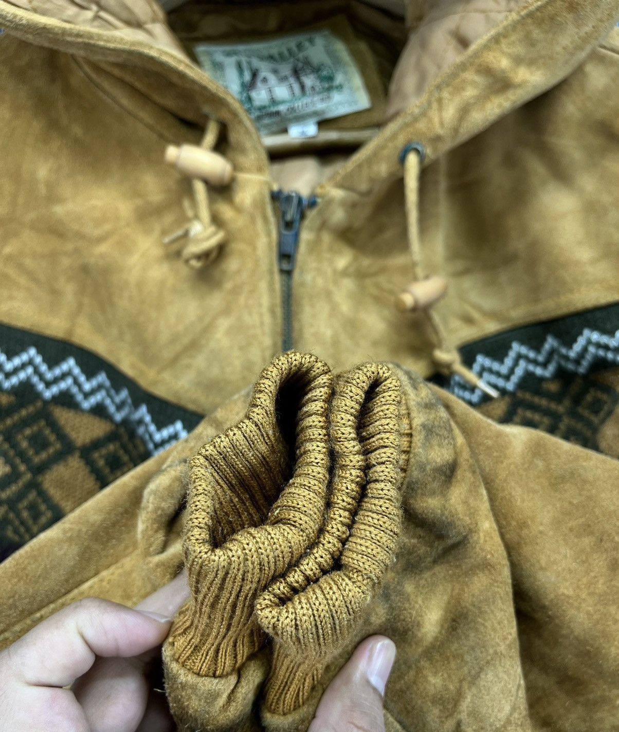 Japanese Brand Vintage Sun Valley Hooded Rare Leather Jacket Size M / US 6-8 / IT 42-44 - 12 Thumbnail