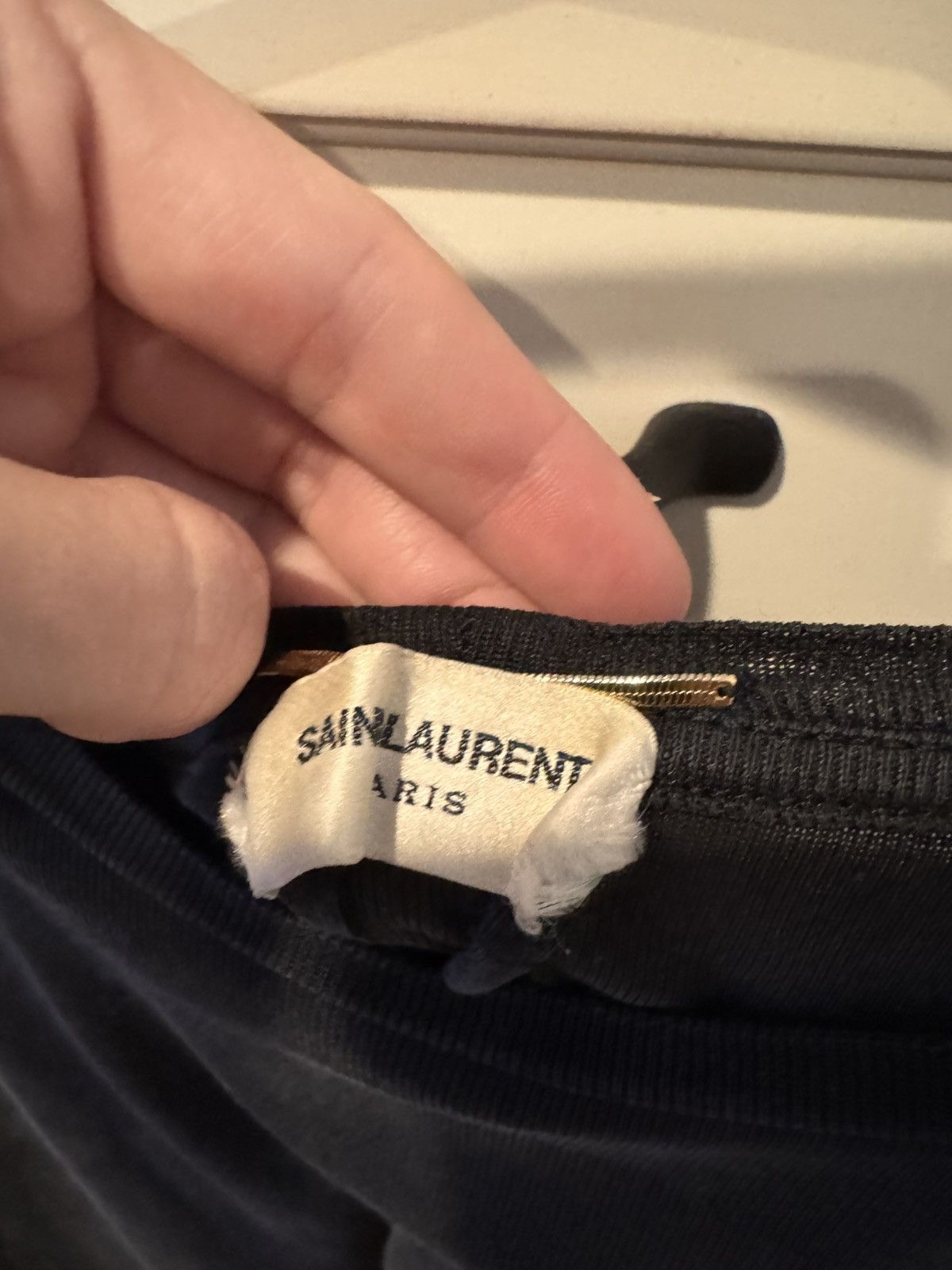 Saint Laurent Paris Saint Laurent Paris unisex shirt with shoulder slits Size S / US 4 / IT 40 - 4 Thumbnail