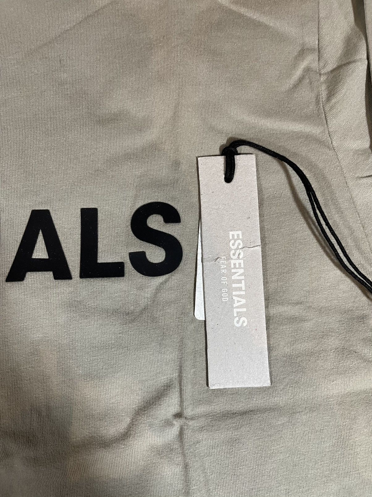 Essentials Fear of God Essentials Boxy L/S T-Shirt Applique Logo Moss Size US M / EU 48-50 / 2 - 5 Thumbnail