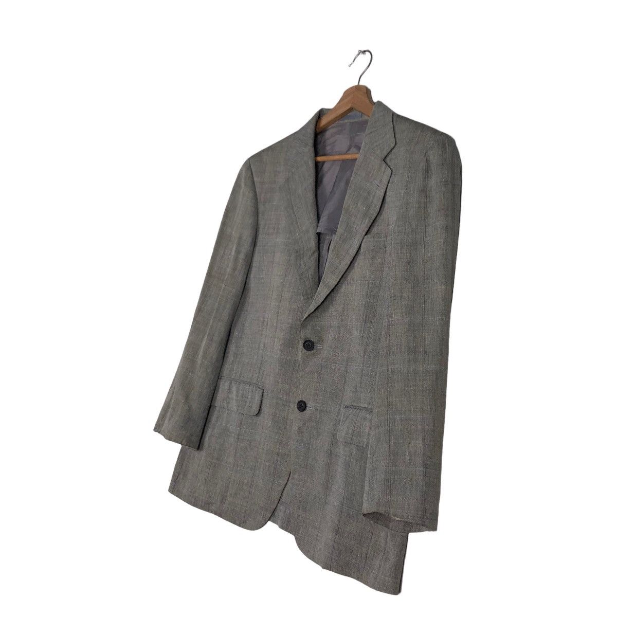 Burberry 🔥Vtg Burberrys Wool & Linen Double Breast Jackets Size US M / EU 48-50 / 2 - 2 Thumbnail