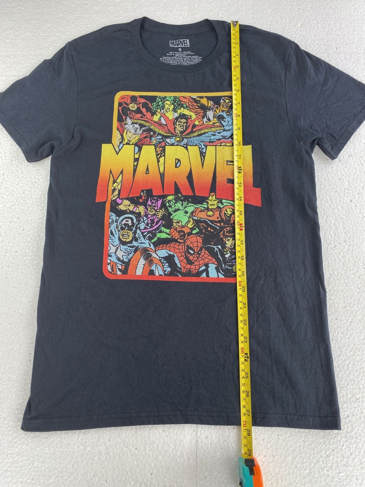 Anime × Marvel Comics × Vintage Marvel Comic Superhero Tshirt (B16) Size US S / EU 44-46 / 1 - 6 Thumbnail