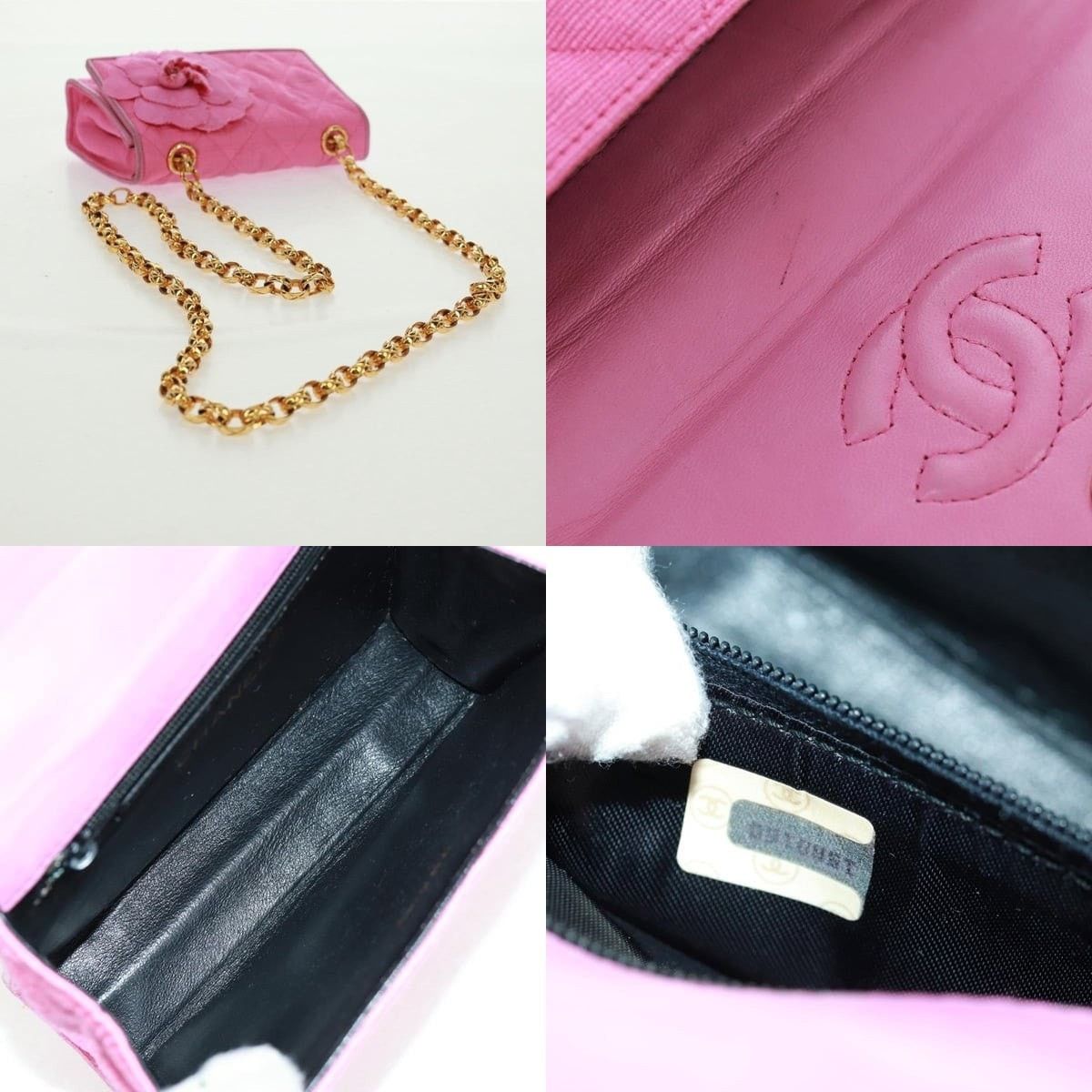 Chanel Chanel Matelasse Chain Camelia Shoulder Bag Size ONE SIZE - 4 Thumbnail