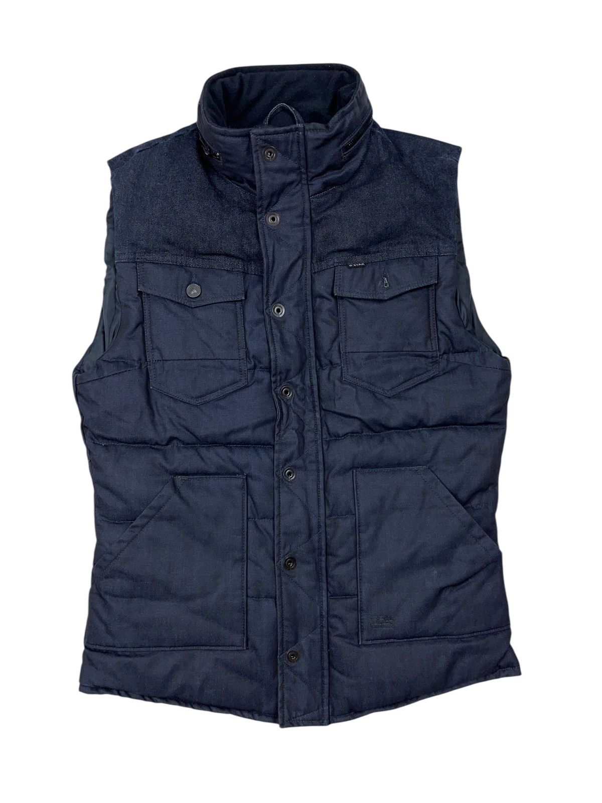 G-Star G-Star Raw Padded Vest Denim Puffer y2k Size M / US 6-8 / IT 42-44 - 1 Thumbnail