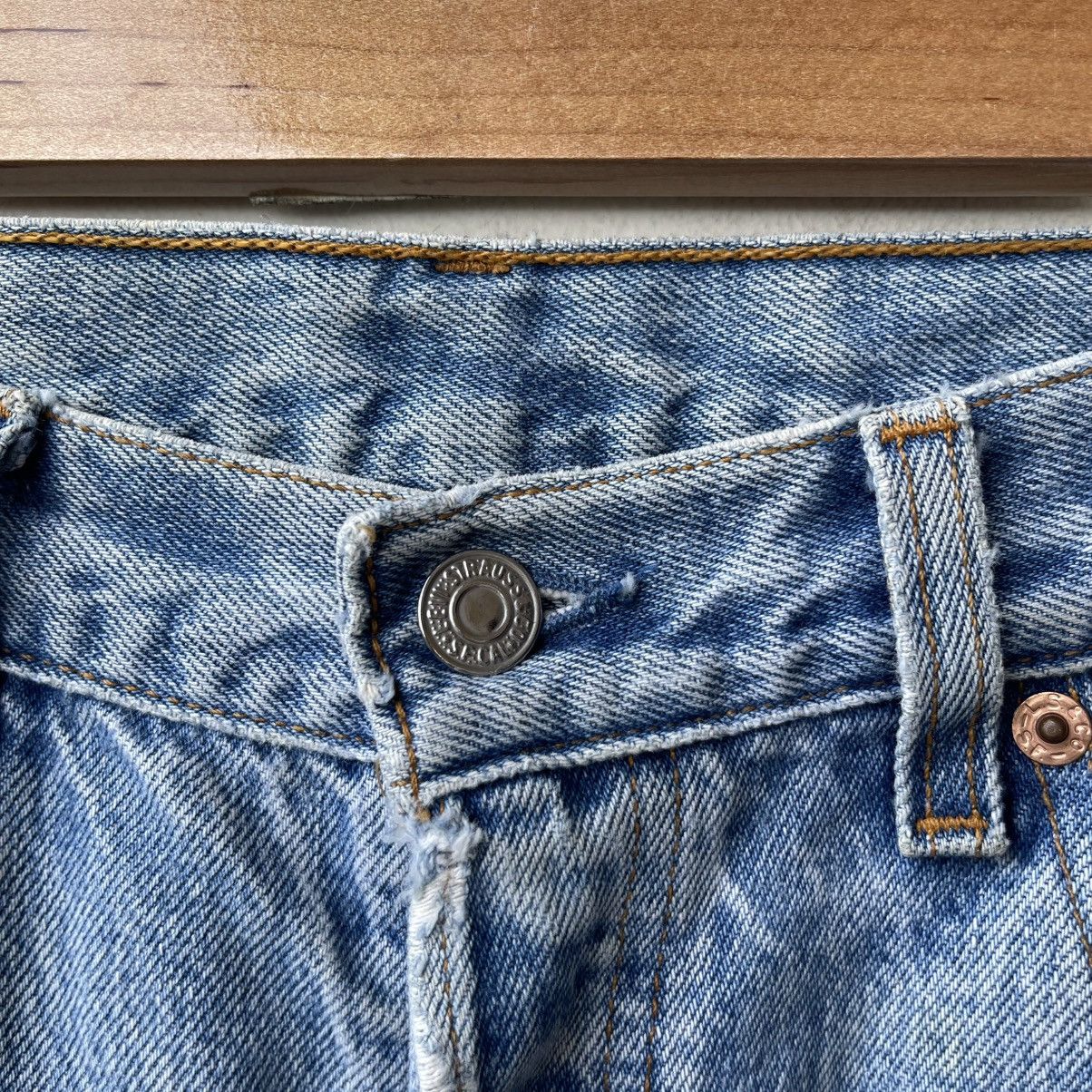 Levi's Vintage 90s Levi's 501XX USA - Thrashed Grunge Look Denim Size US 33 - 6 Thumbnail