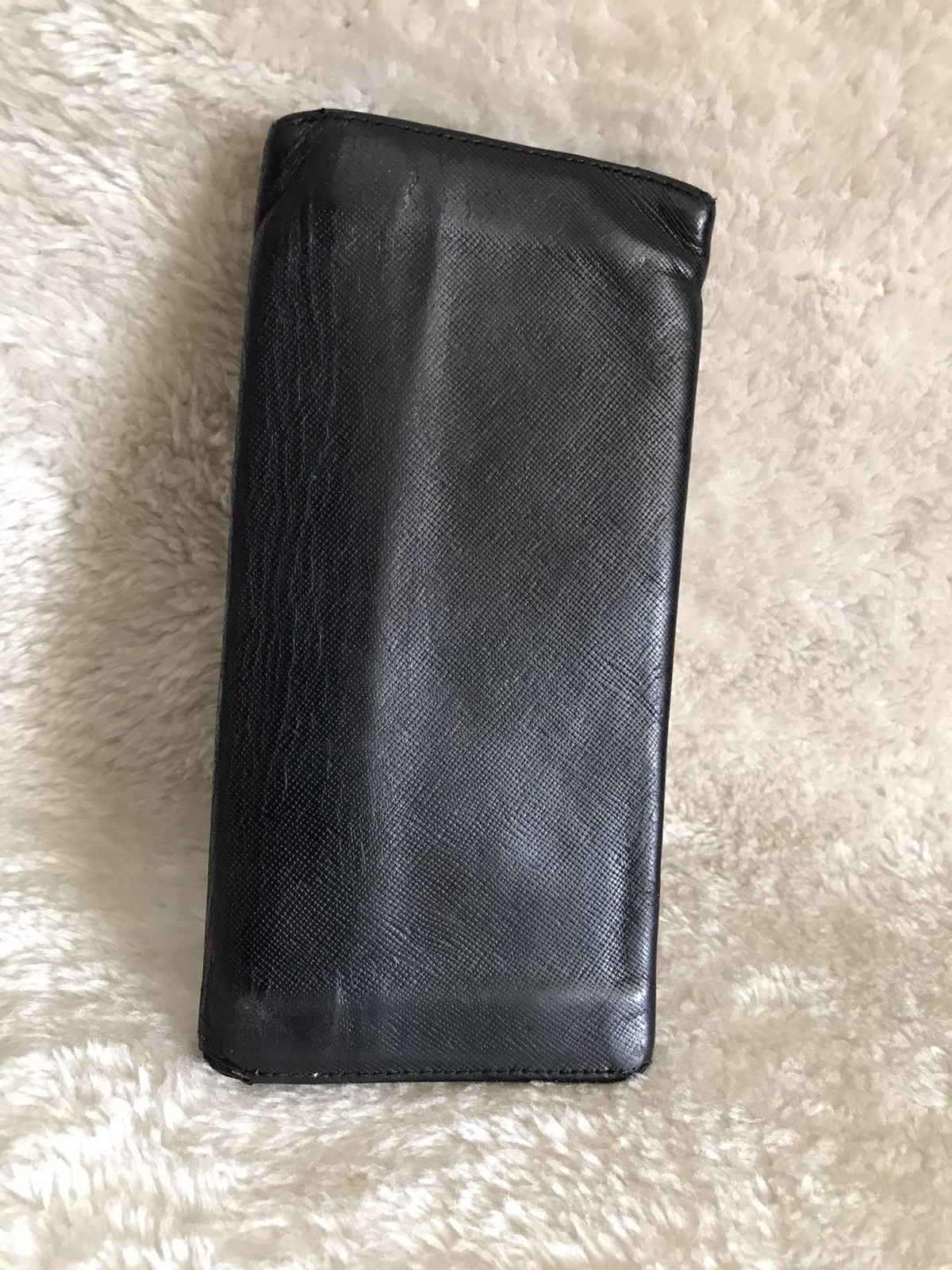 Prada × Vintage PRADA Wallet Black Leather Size ONE SIZE - 2 Thumbnail
