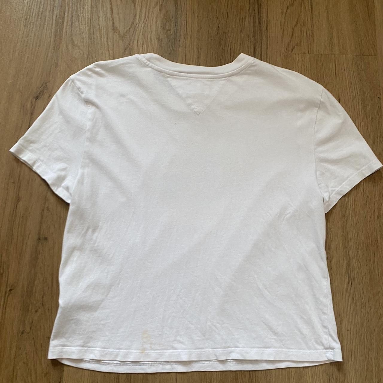 Tommy Hilfiger Tommy Hilfiger white cropped t-shirt with Size US M / EU 48-50 / 2 - 2 Thumbnail