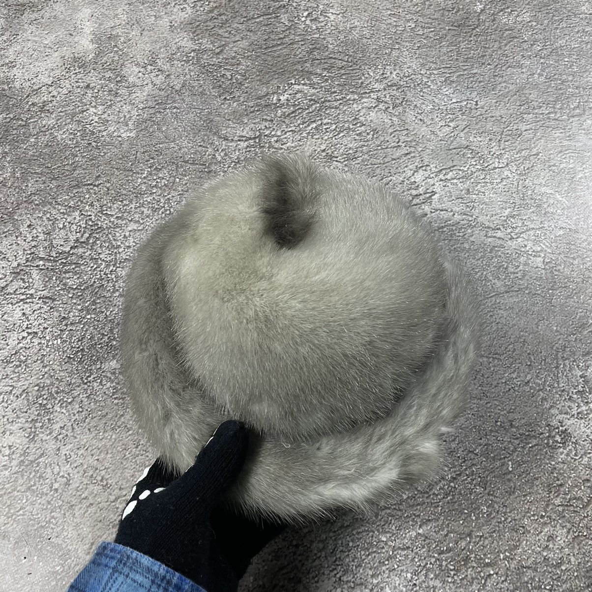 Japanese Brand Vintage Y2K Furry Alt Fuzzy Beanie Ushanka Mohair Uzi Vert Size ONE SIZE - 2 Thumbnail