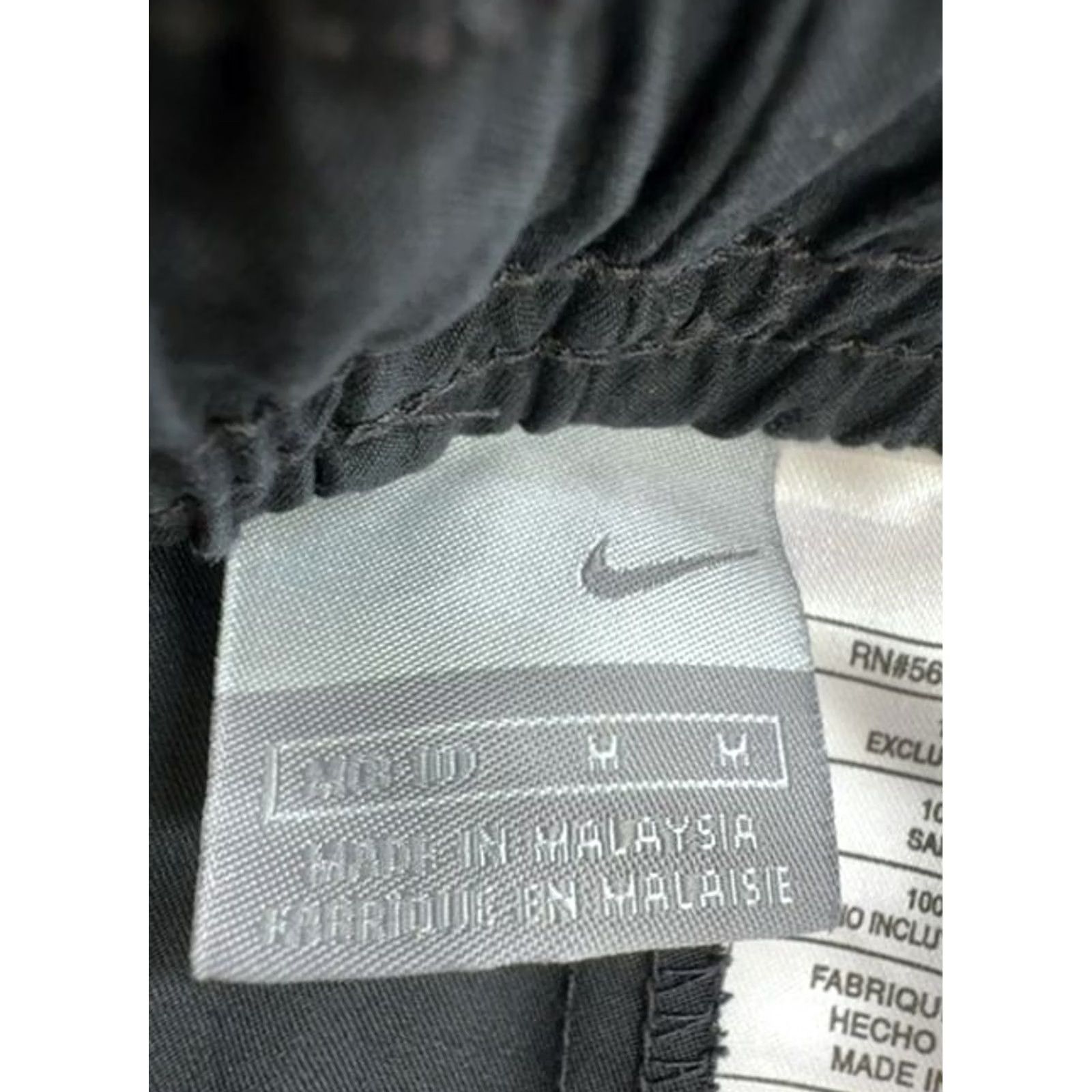 Nike Nike Women’s Black Track Pants Size M 100% Polyester Size 32" / US 10 / IT 46 - 4 Thumbnail