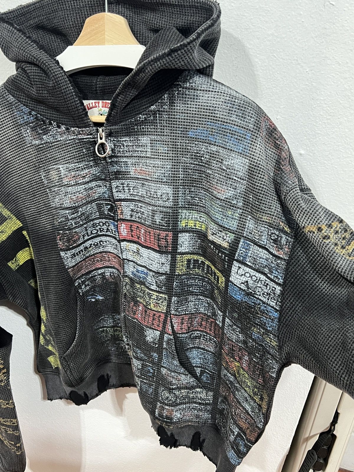 Vale Vale Glitch Zip Up Hoodie Size US L / EU 52-54 / 3 - 4 Thumbnail