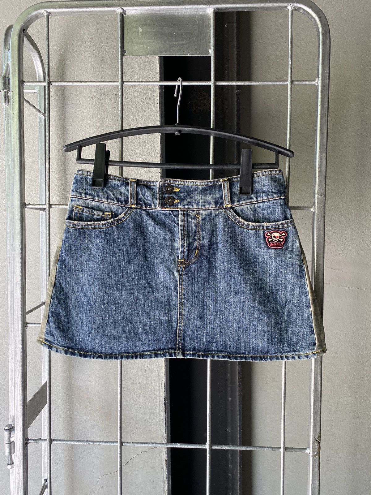 Von Dutch Von Dutch Y2K Denim Mini Skirt Size 31" - 17 Thumbnail