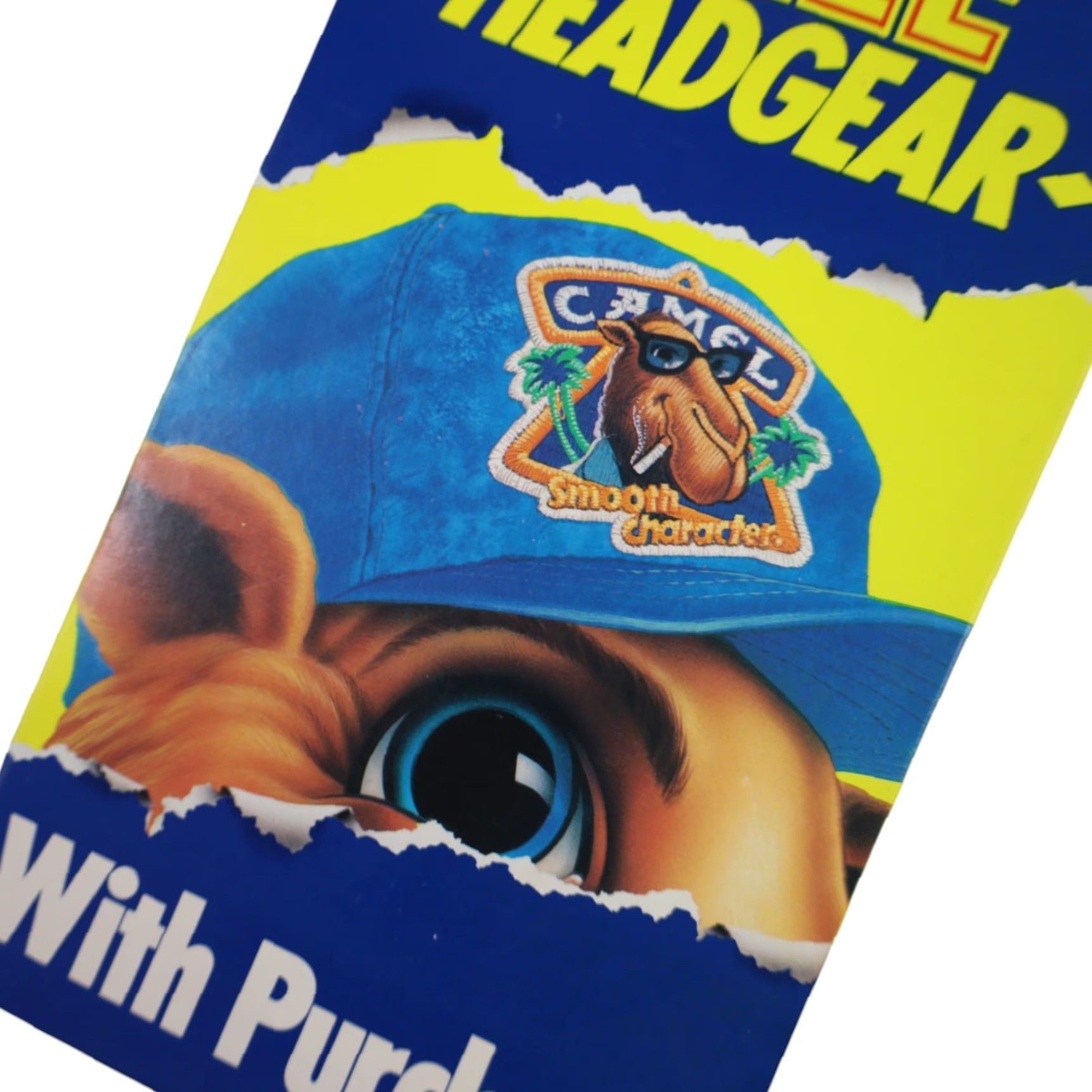 Camel VINTAGE Camel Snapback Hat Blue Men One Size Smooth Character Hat Size ONE SIZE - 3 Thumbnail