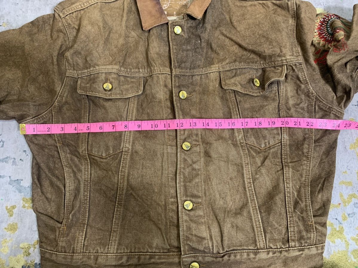 Vintage Vintage 80’s Cimarron Apache Distressed Denim Jacket Size US L / EU 52-54 / 3 - 11 Thumbnail