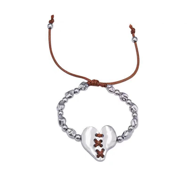 Jewelry HeartsHip-hop Bracelet Y2K Punk Chain Gotch Bracelets Chains Size ONE SIZE - 5 Thumbnail