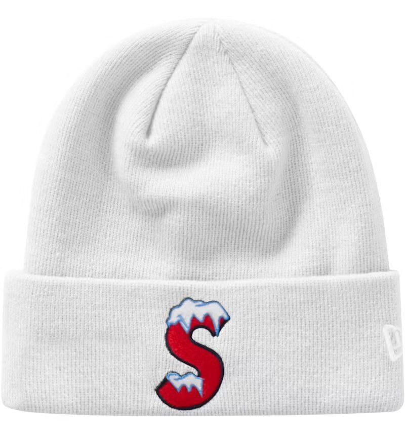 New Era × Supreme FW20 Supreme x New Era S Logo Beanie White Small Box Logo Size ONE SIZE - 8 Thumbnail