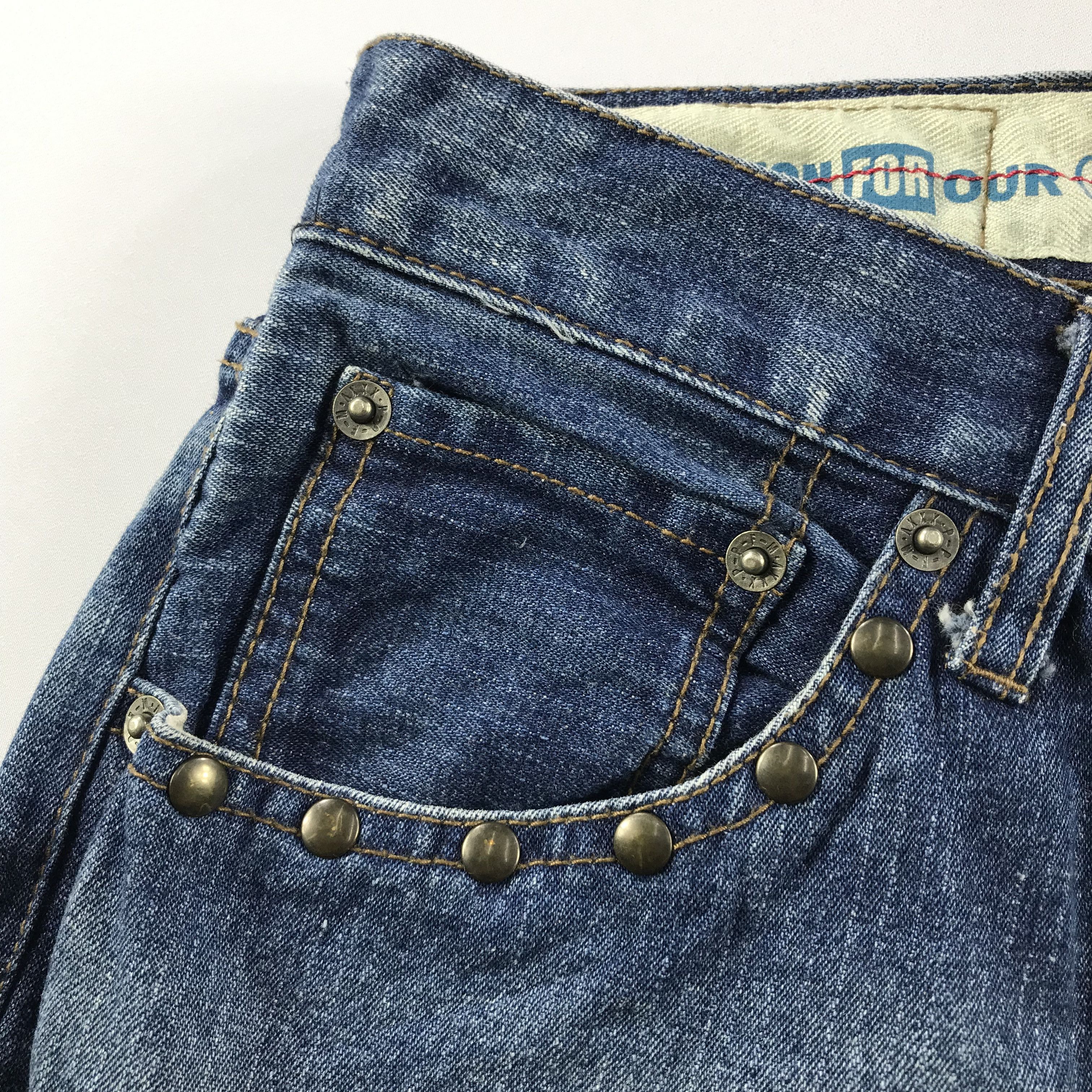 Japanese Brand × PPFM PPFM Jeans Multi Pocket Camo Cargo Denim KJ3194 Size US 32 / EU 48 - 14 Thumbnail