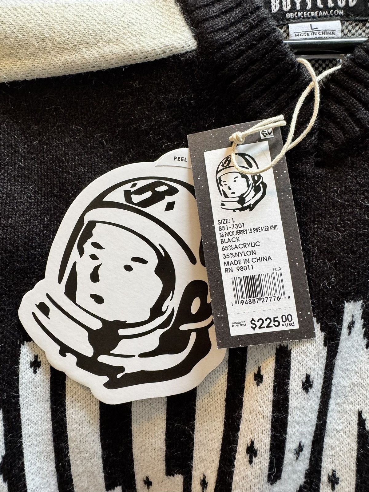 Billionaire Boys Club BB Puck Jersey Sweater Size US L / EU 52-54 / 3 - 3 Thumbnail
