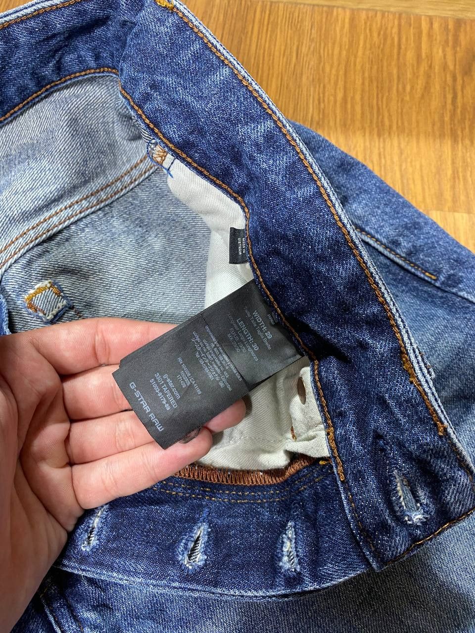G-Star × Vintage Vintage G-Star Raw Doubleknee Elwood Jeans Y2K Size US 29 - 4 Thumbnail