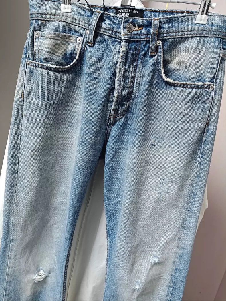Enfants Riches Deprimes Enfants Riches Deprimes Blue Denim Flared Pants-2506 Size US 29 - 3 Thumbnail