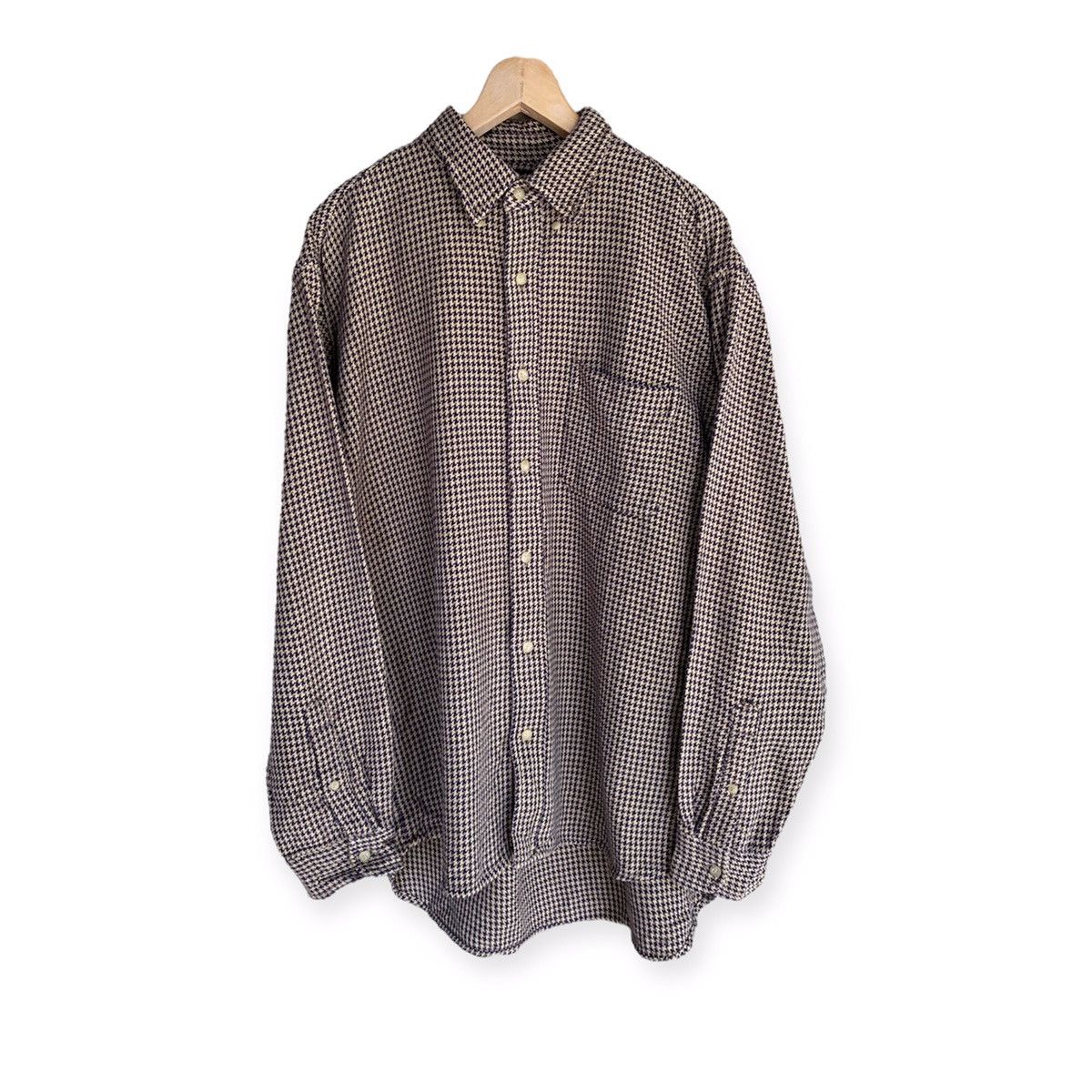 J.Crew Vintage J.Crew Rare Design Flannel Shirt Button Up Size US L / EU 52-54 / 3 - 1 Thumbnail