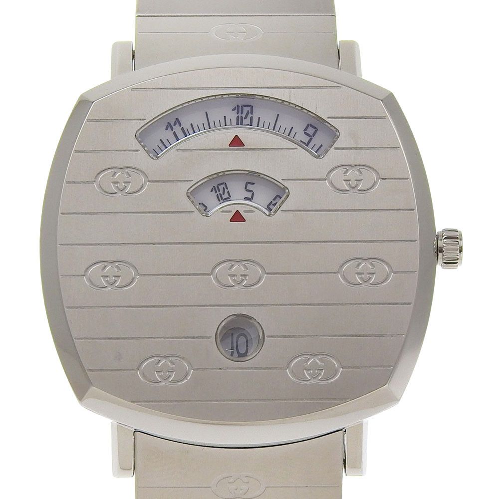 Gucci Gucci Gucci Grip Stainless Steel Watch Metal Quartz 157.3 DUTY FREE for USA Size ONE SIZE - 1 Thumbnail