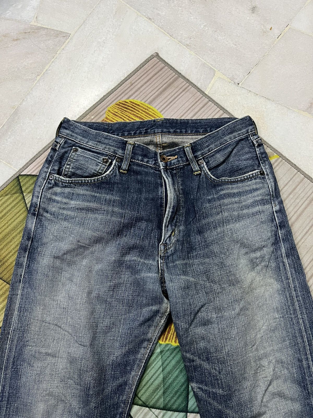 Edwin 💥RARE EDWIN 505zx SELVEDGE WITH ORENTAG Size US 31 - 3 Thumbnail