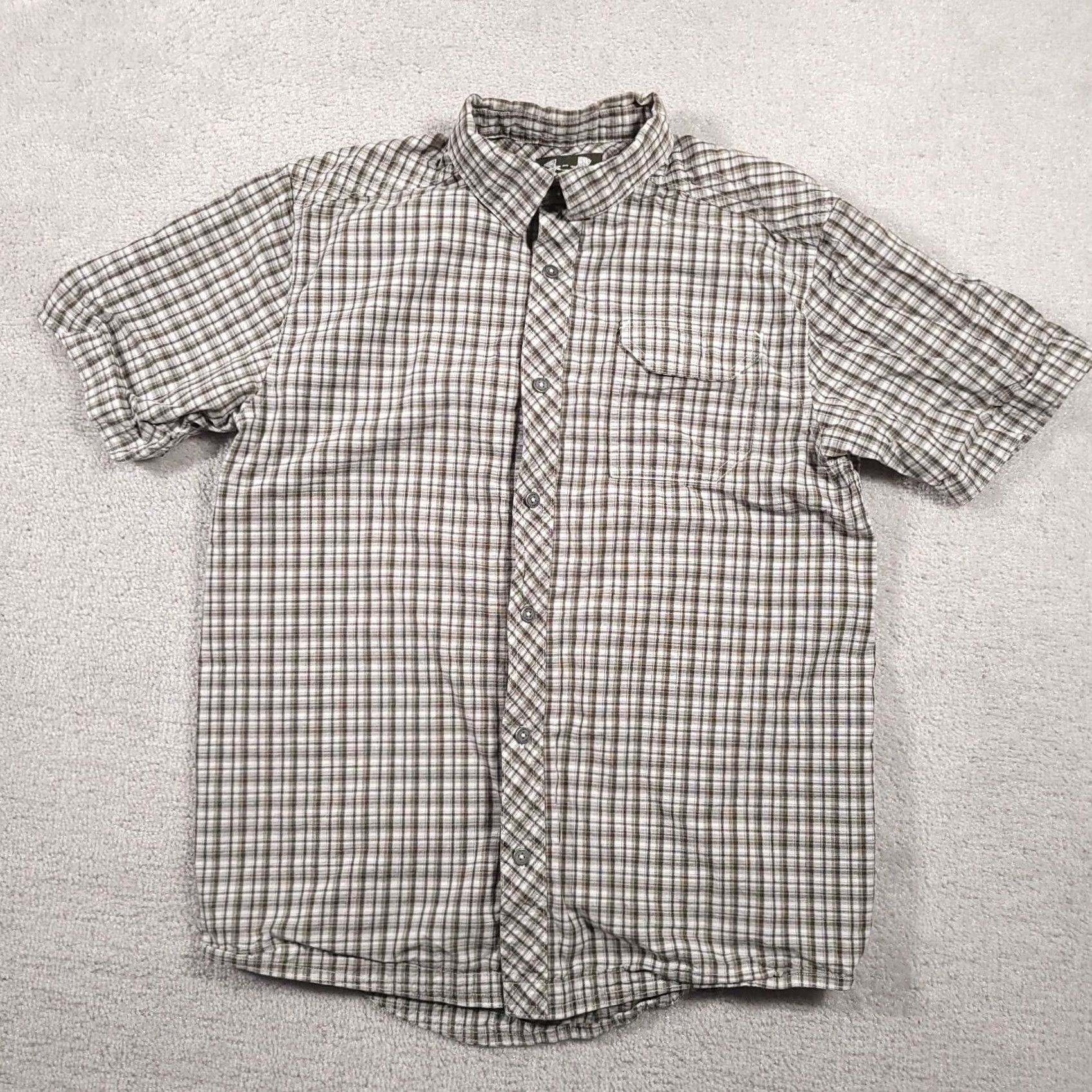 Under Armour Under Armour Shirt Mens M Green Check Outdoor Short Sleeve Fishing Shirt Size US M / EU 48-50 / 2 - 2 Thumbnail