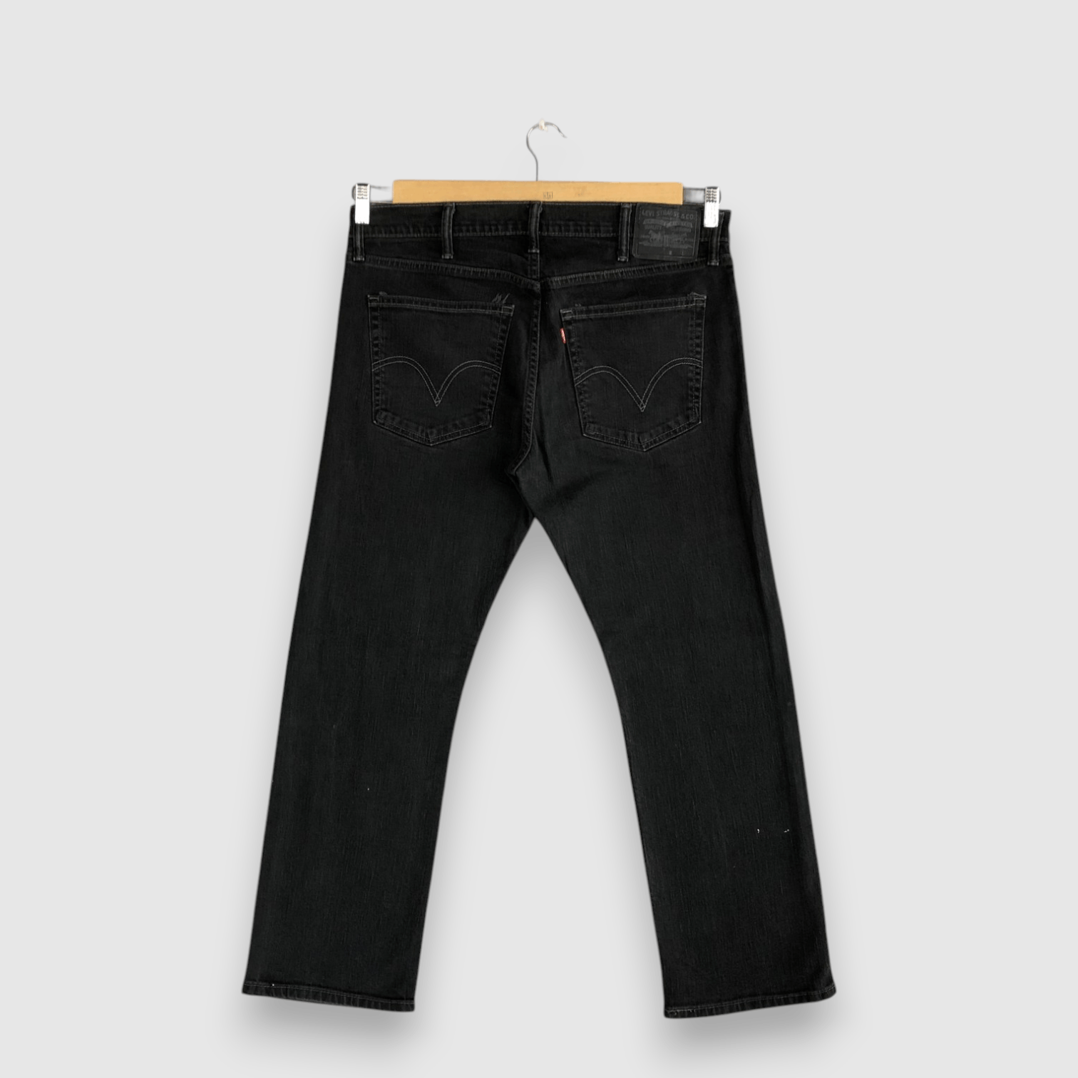 Levi's Vintage Levis Faded Black Jeans Levis 514 Light Wash Denim Size US 36 / EU 52 - 2 Thumbnail