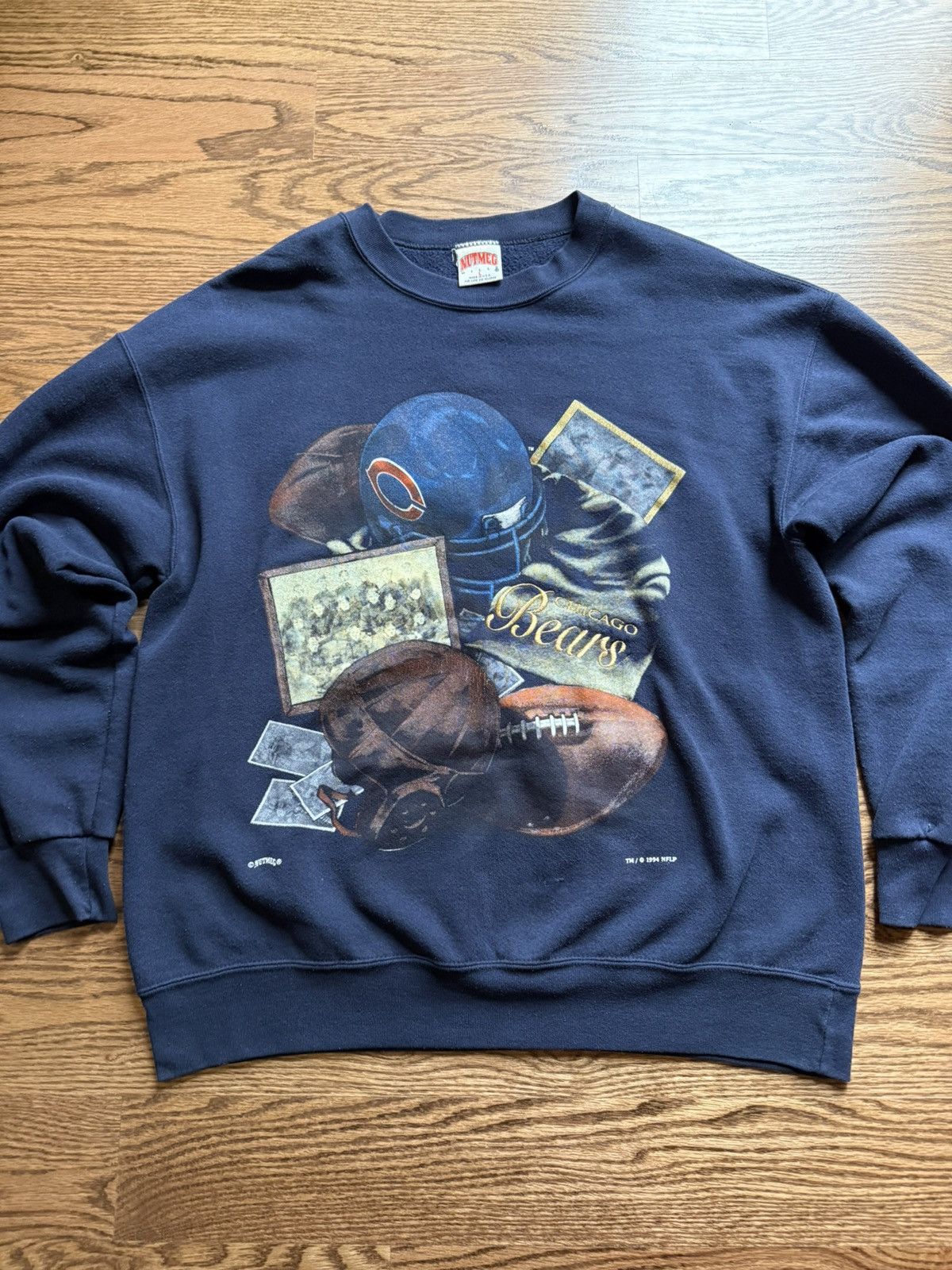 Nutmeg Vintage 1994 NutMeg Chicago Bears Crewneck Size US L / EU 52-54 / 3 - 2 Thumbnail