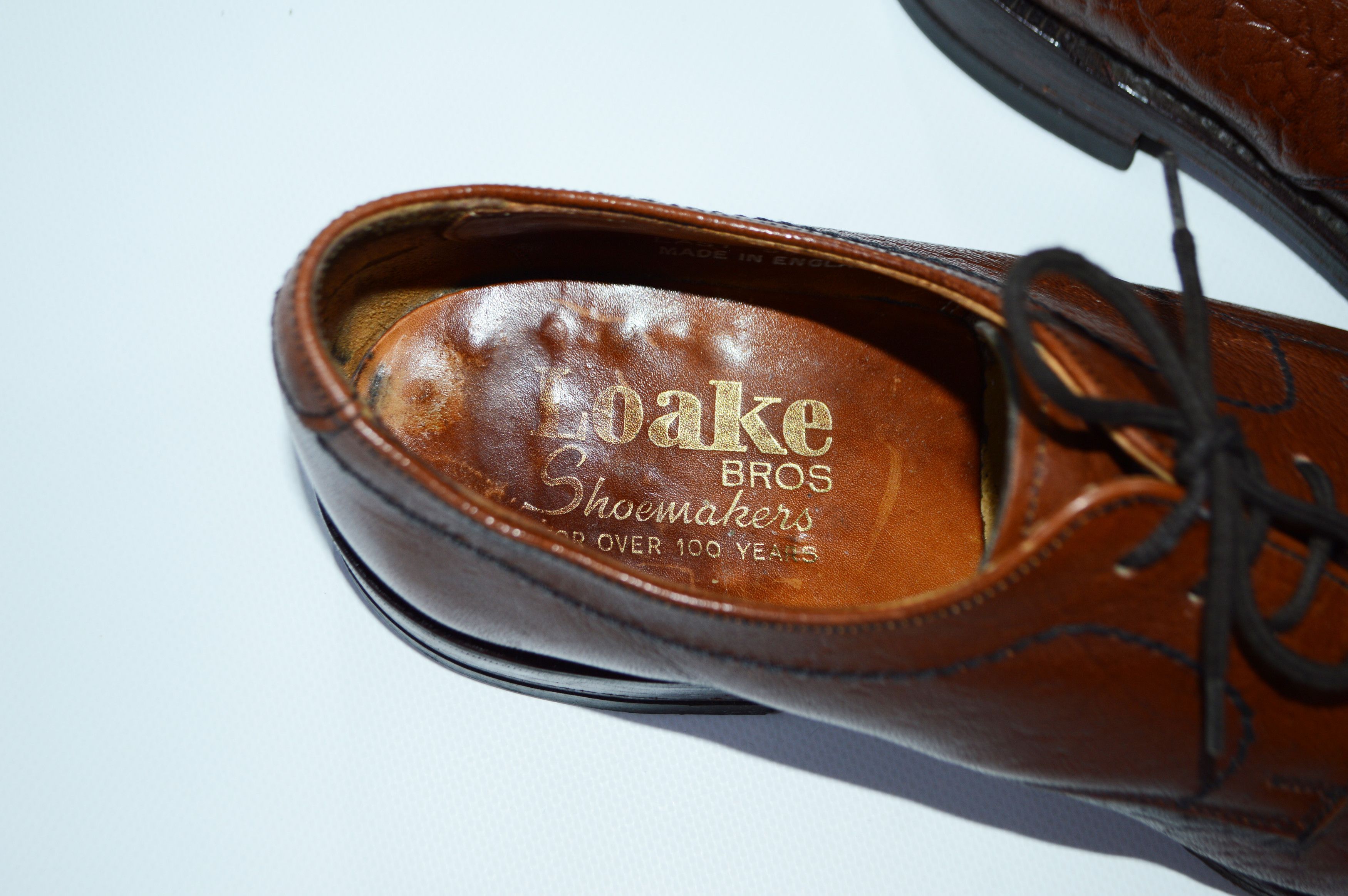 Loake LOAKE BROS 034T Brown Leather Shoes Made in England Size US 9.5 / EU 42-43 - 8 Thumbnail