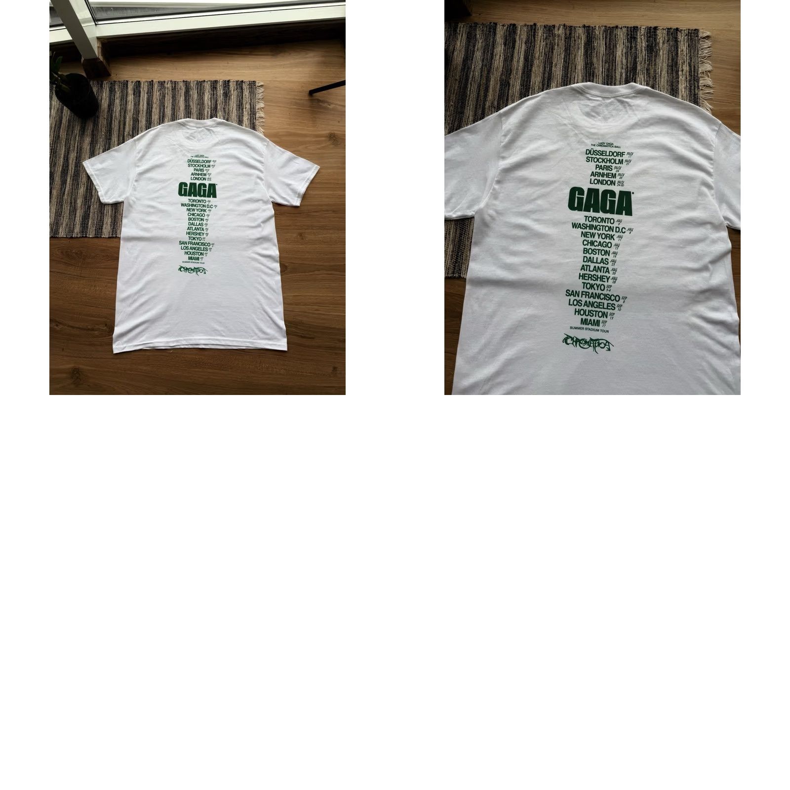 Bally LADY GAGA THE CHROMATICA BALL TOUR 2022 T-SHIRT OFFICIAL BAGGY MENS SIZE M SADE Size US M / EU 48-50 / 2 - 8 Thumbnail