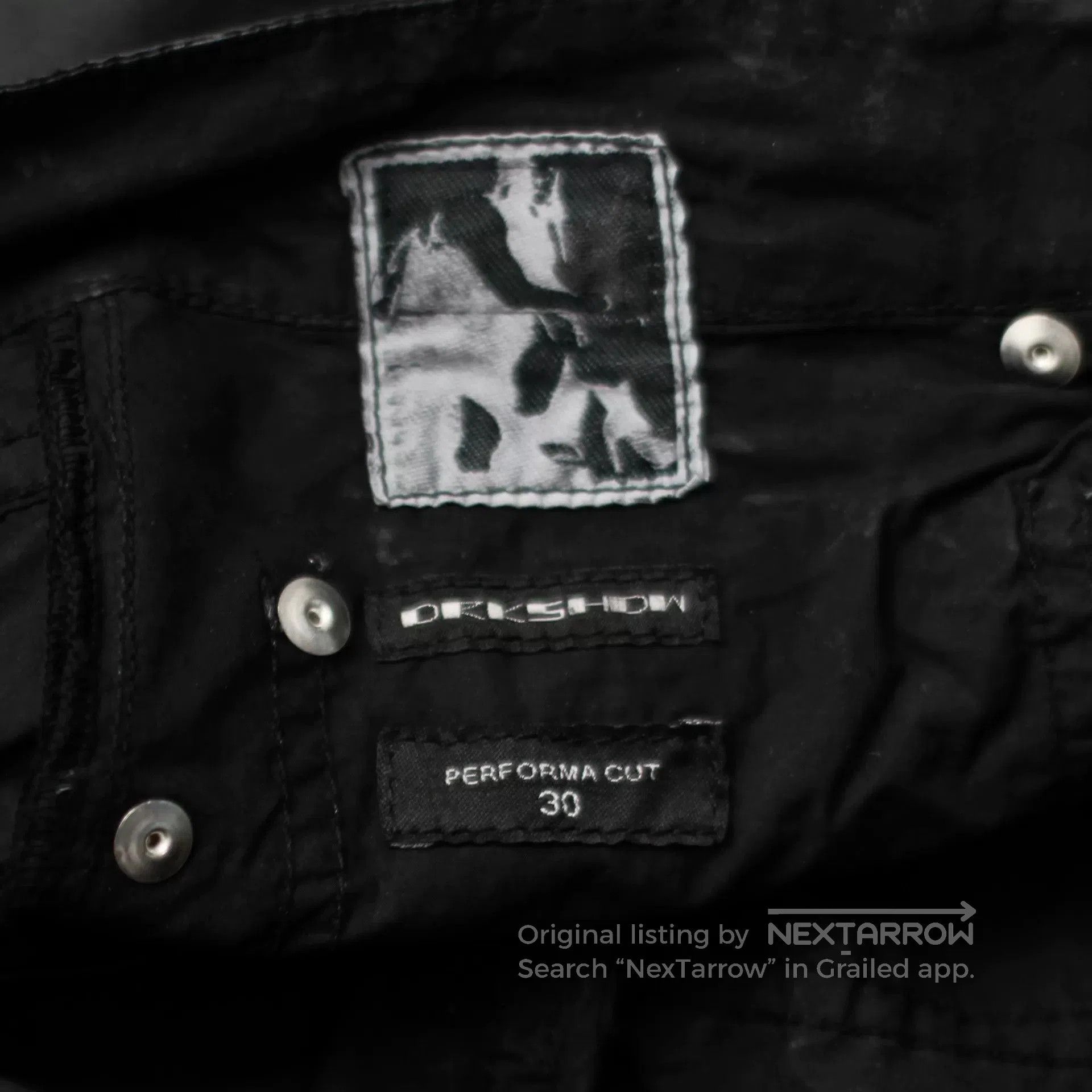 Rick Owens rick owens black waxed denim pants. Size US 30 / EU 46 - 5 Thumbnail