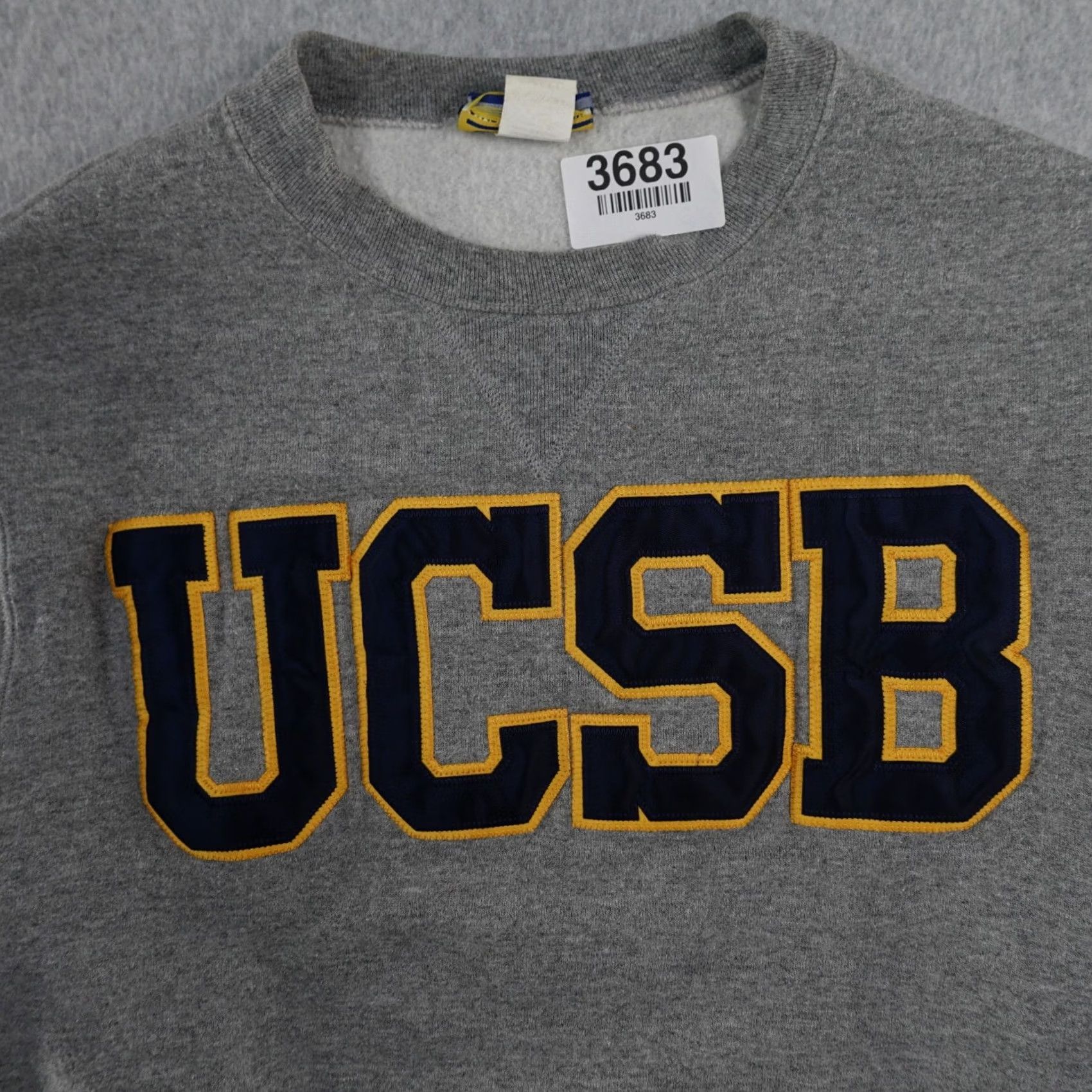 Vintage VINTAGE Campus Collection Sweatshirt Shirt Mens Small (19X24) Gray Sweatshirt Pullover 90s? Size US S / EU 44-46 / 1 - 3 Thumbnail