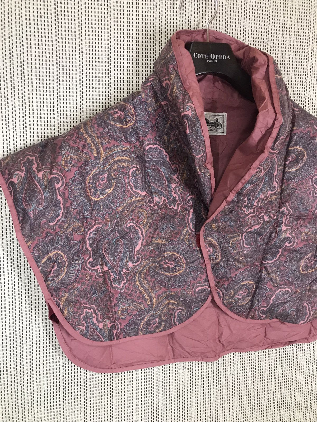 Celine × Vintage ‼️VTG CELINE PRAISLEY BANDANA PUFFER VEST NICE DESIGN‼️ Size US M / EU 48-50 / 2 - 3 Thumbnail
