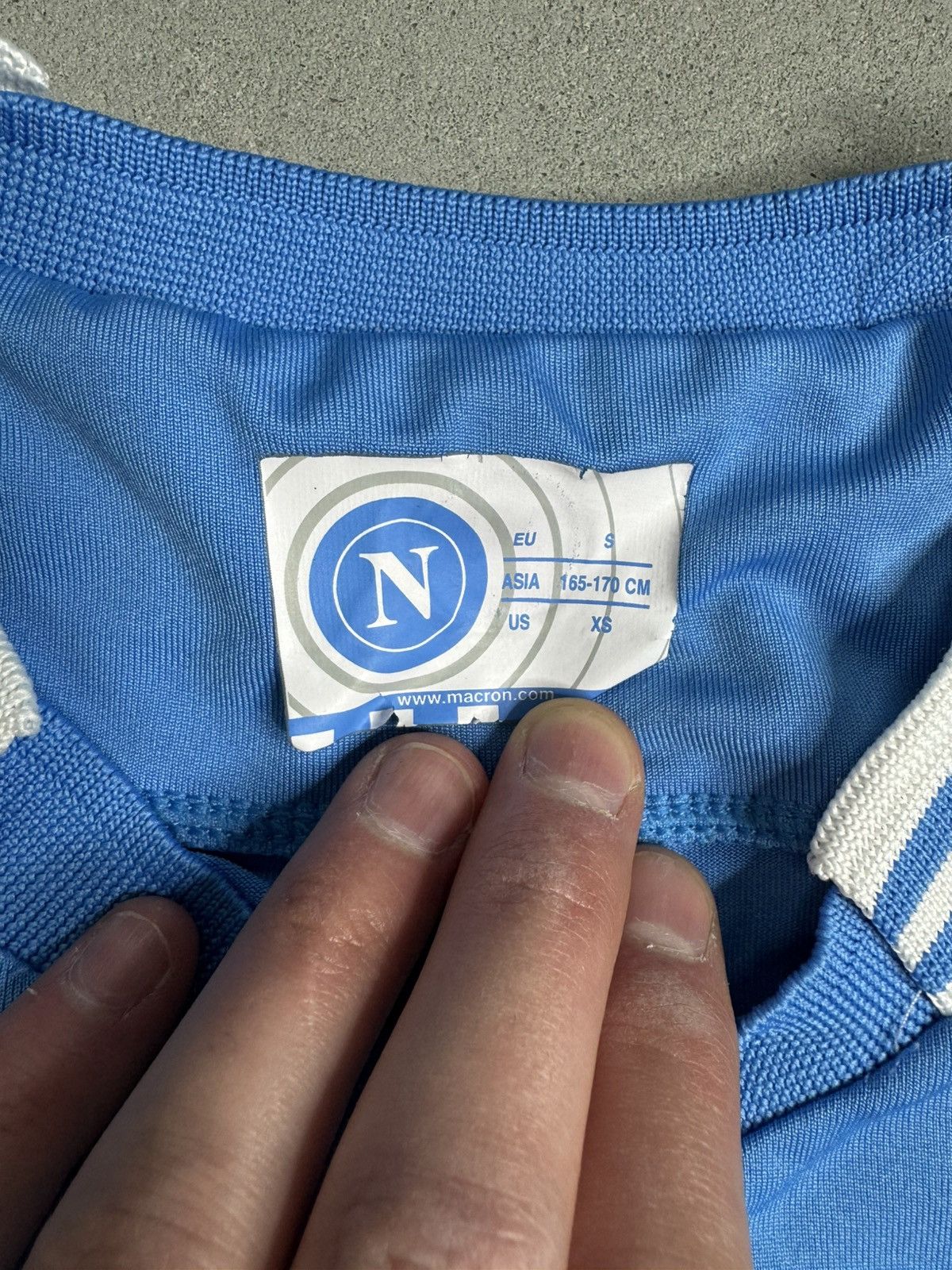 Macron × Vintage Vintage Macron FC Napoli Soccer Football Jersey Size US S / EU 44-46 / 1 - 3 Thumbnail