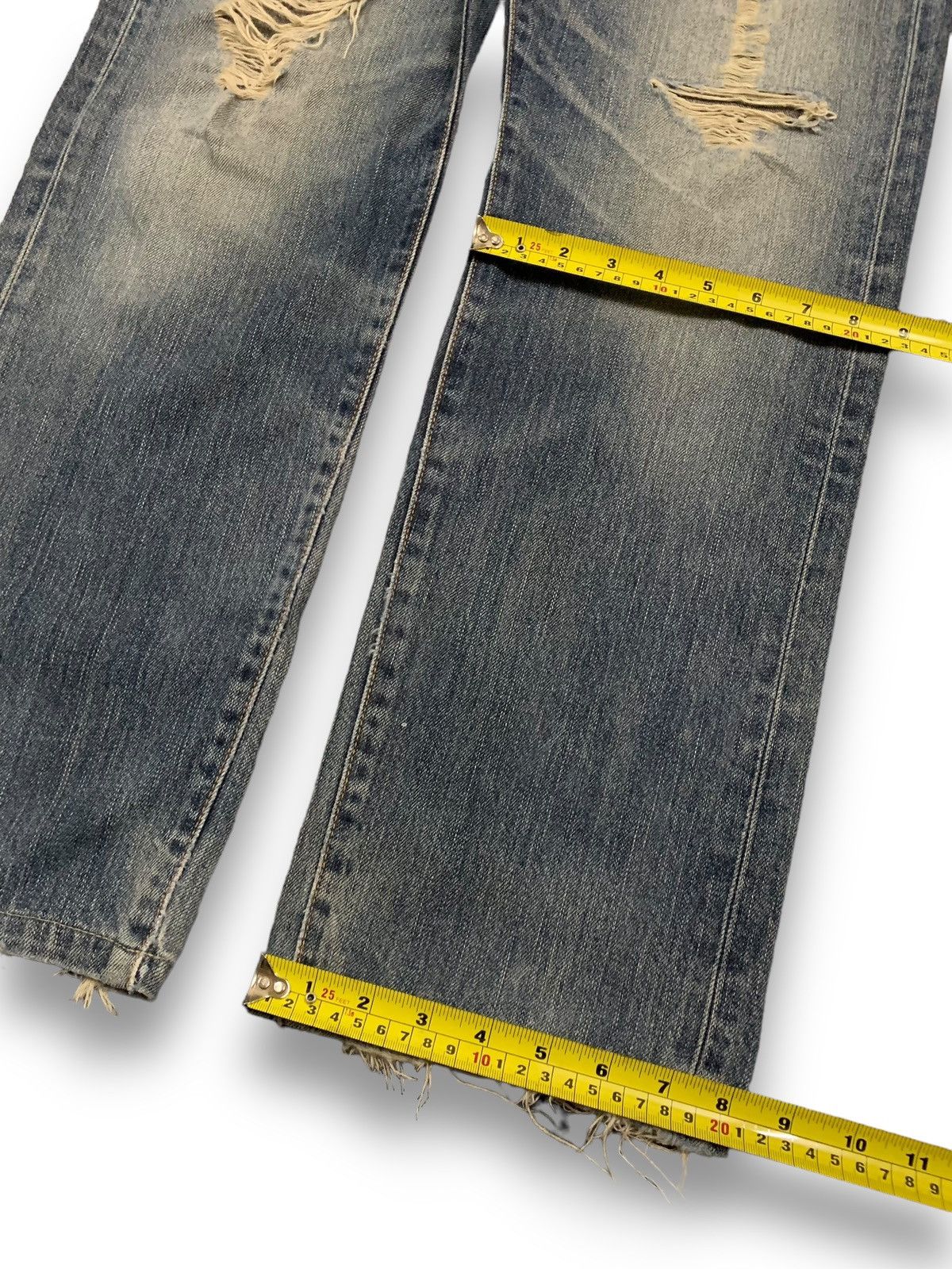Edwin Vintage Edwin XV443 Regular Straight Distressed Grunge Jeans Size US 31 - 17 Thumbnail