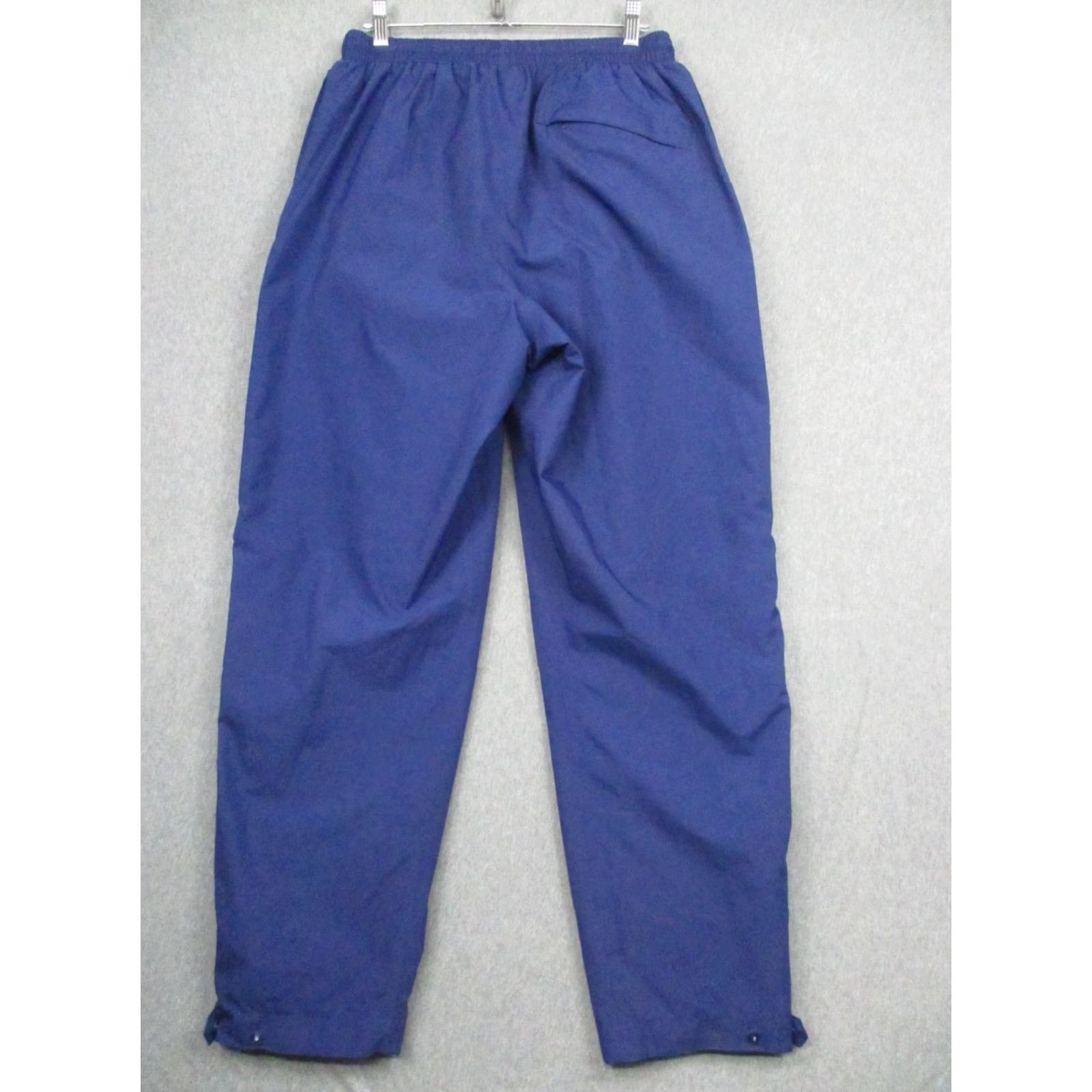 Nike Nike Golf Pants Mens Large Blue F.I.T. Polyester Wind Snap Hem Elastic Waist Size US 33 - 6 Thumbnail