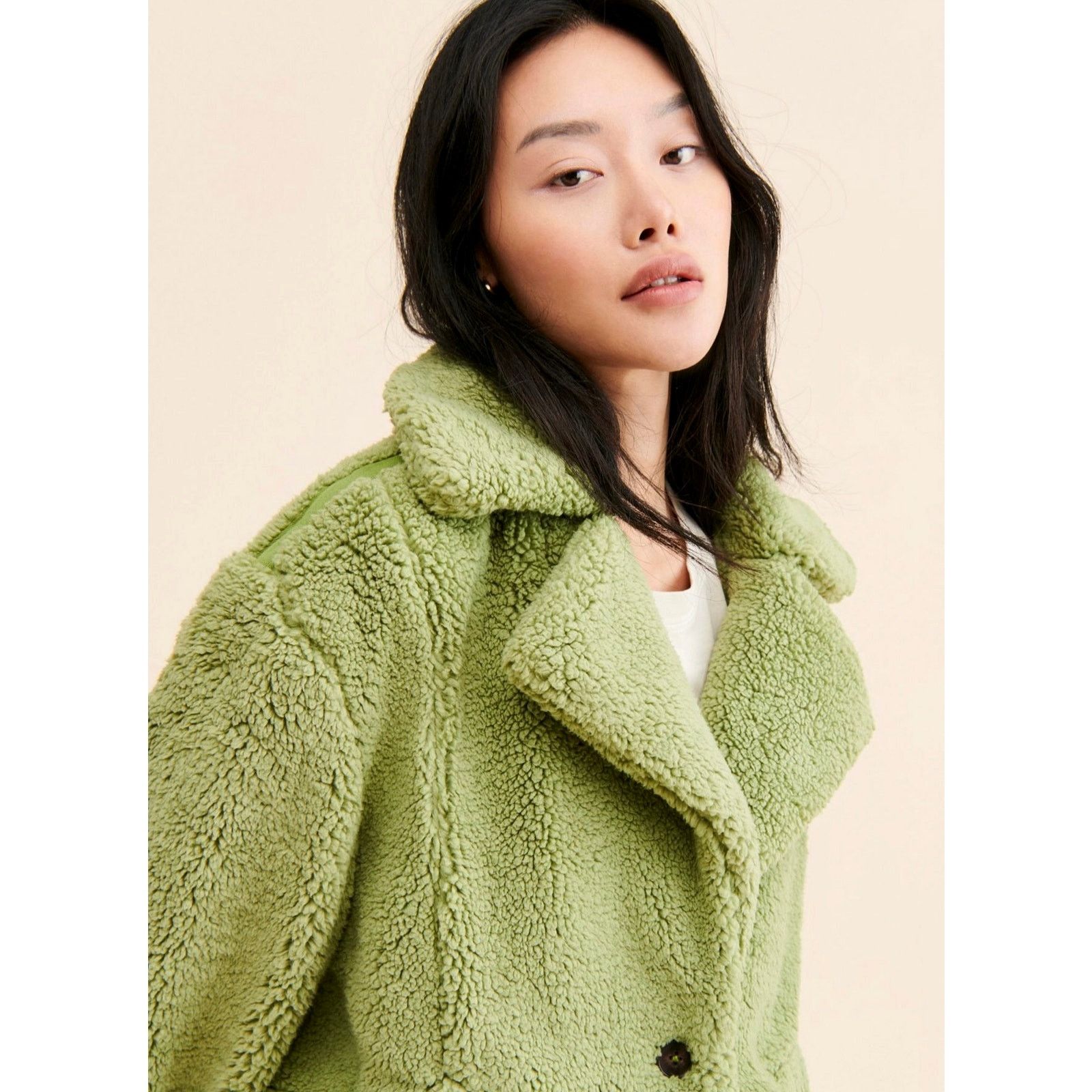 Free People Free People Joplin Cozy Jacket in Greyed Olive size M Size M / US 6-8 / IT 42-44 - 5 Thumbnail