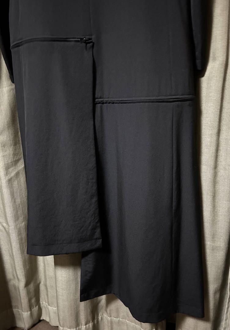 Yohji Yamamoto POUR HOMME 19aw Wool gabardine stand collar zip coat Size US L / EU 52-54 / 3 - 8 Thumbnail