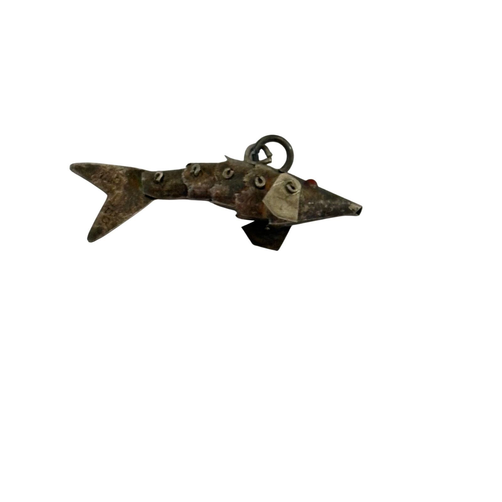 Other Vintage Sterling Silver Articulating Fish Pendant 925 Size ONE SIZE - 3 Thumbnail