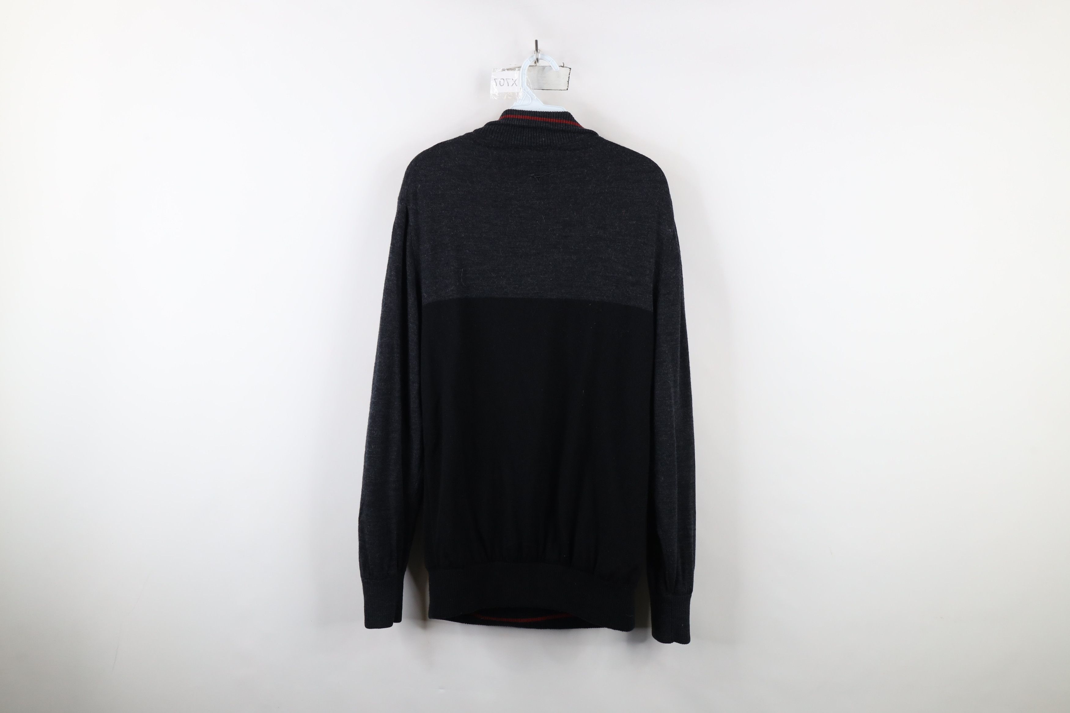 Mizuno × Vintage Vintage Mizuno Wool WindLite Flex Half Zip Sweater Jacket Size US XL / EU 56 / 4 - 11 Thumbnail