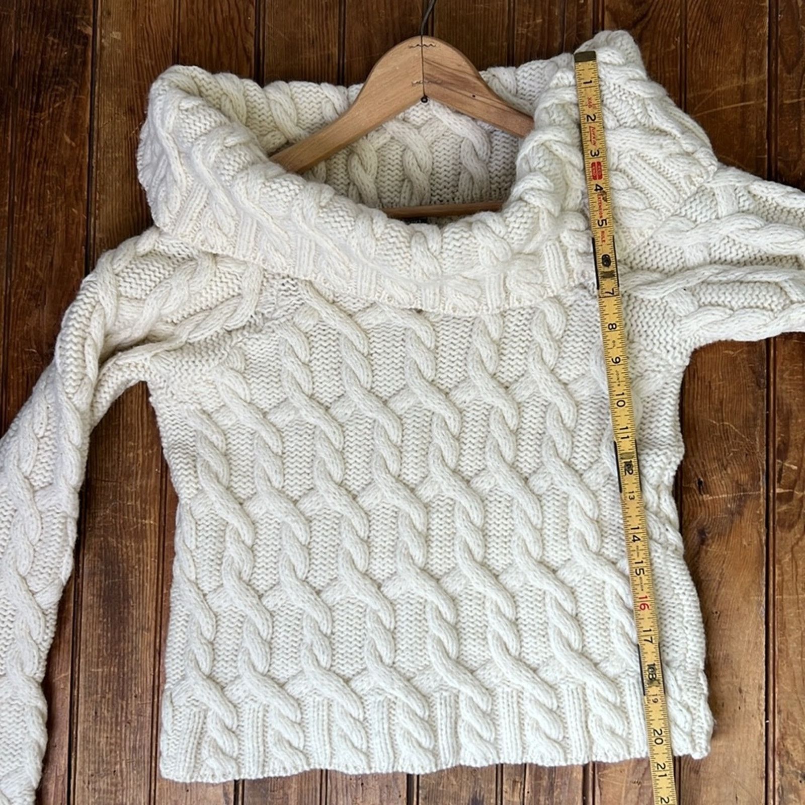 Paul James Women’s Paul James chunky cropped cable knit sweater Size S / US 4 / IT 40 - 4 Thumbnail