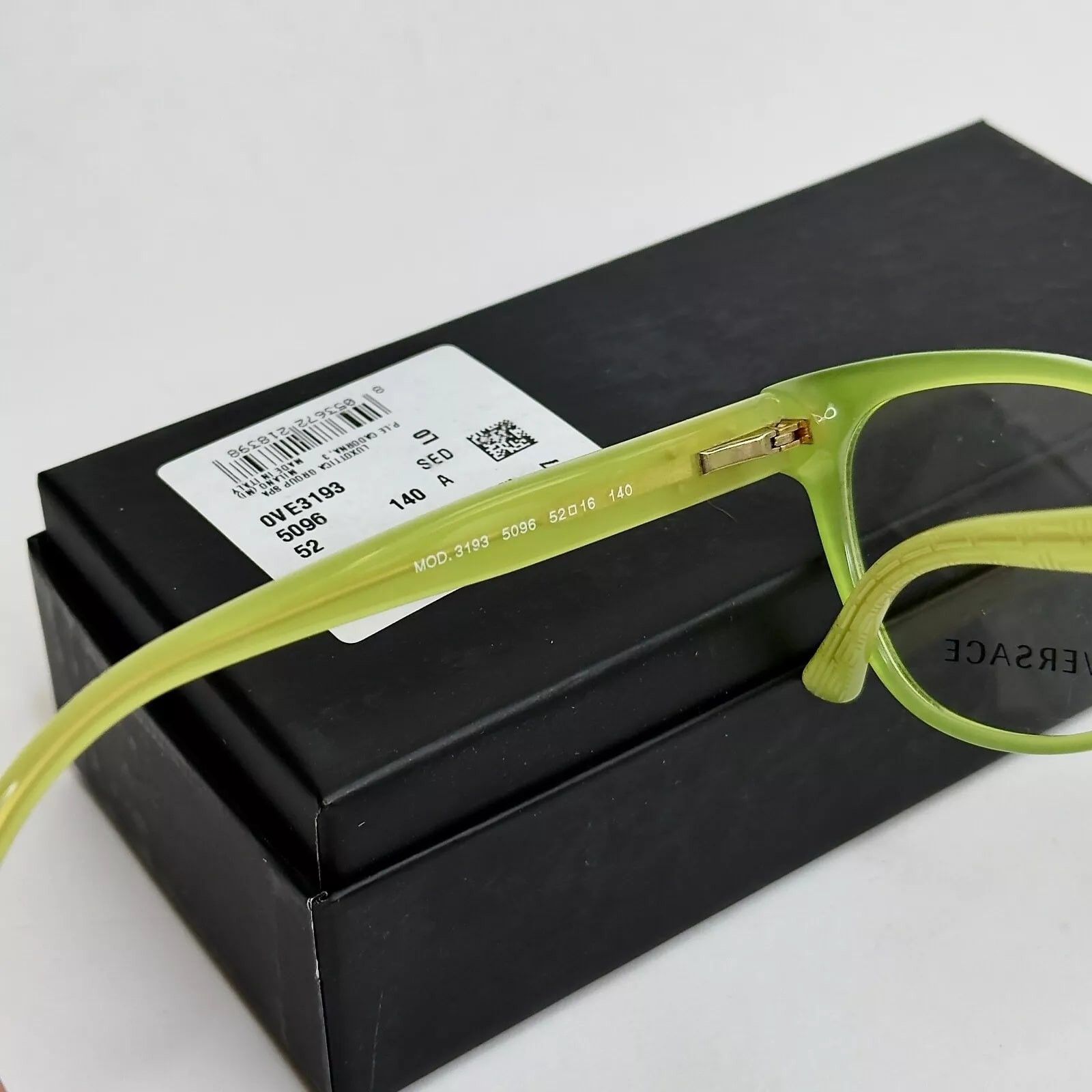Versace VERSACE Couture Green Glitter Greco VE3193 Eyeglasses 3193 Size ONE SIZE - 9 Thumbnail