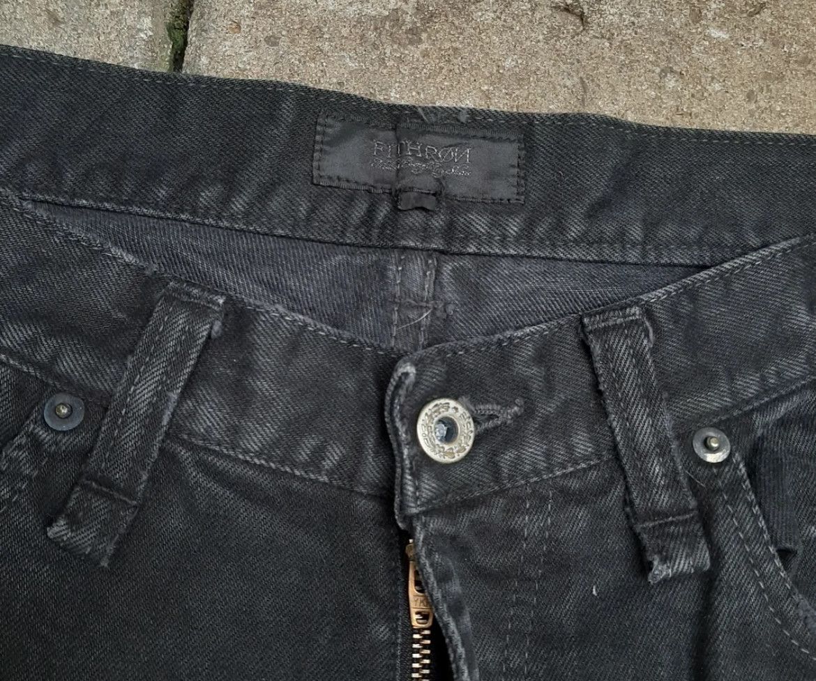 Le Grande Bleu (L.G.B.) 2000s Archival Japanese Bondage Wash Jeans y2k Size US 35 - 5 Thumbnail