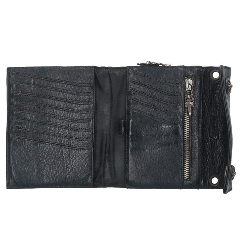 Chrome Hearts Chrome Hearts BIG SPOON Cross Button Wallet Size ONE SIZE - 3 Thumbnail