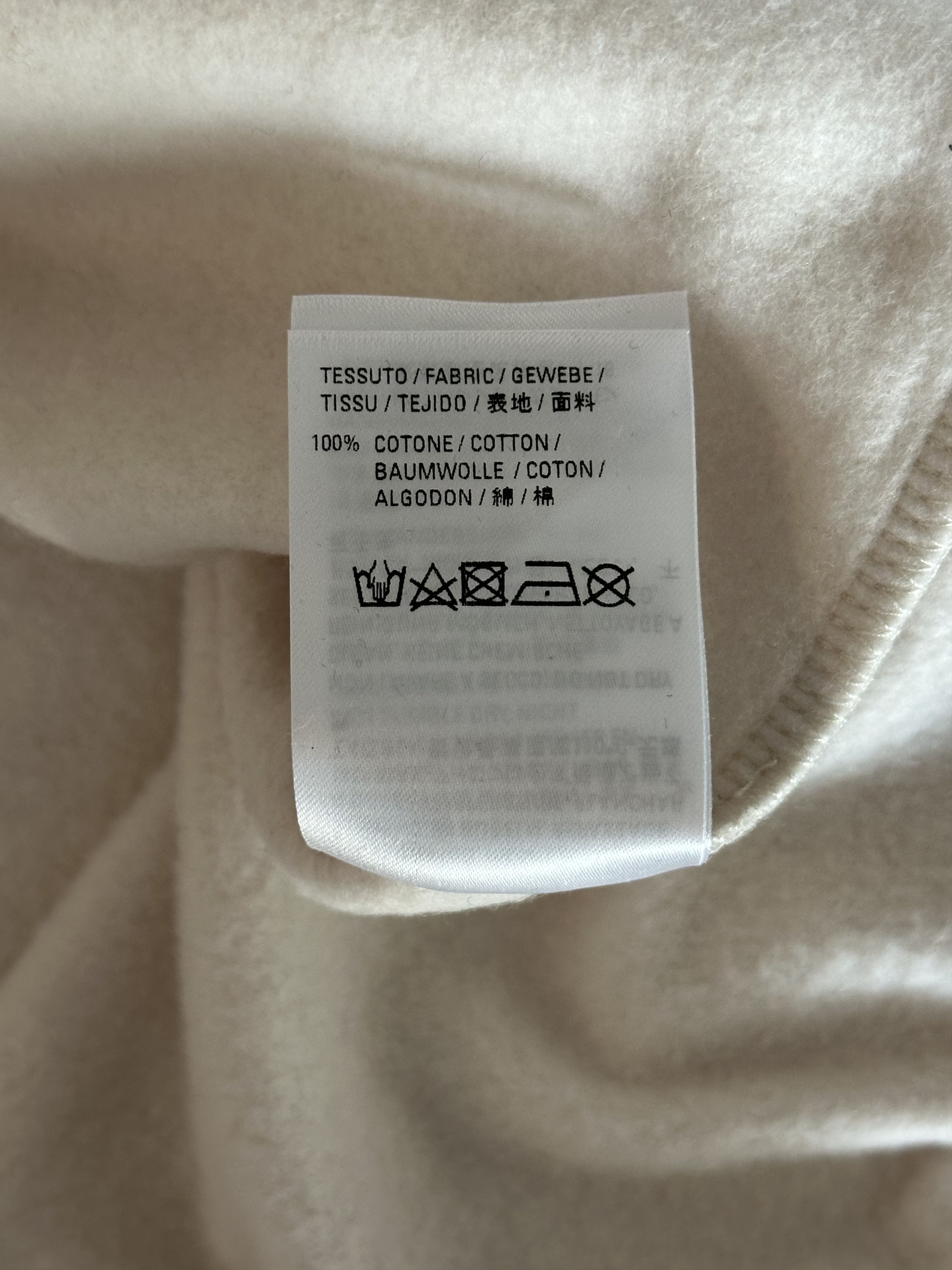 Balenciaga Balenciaga Beige & Blue Logo Hoodie Size US XL / EU 56 / 4 - 6 Thumbnail
