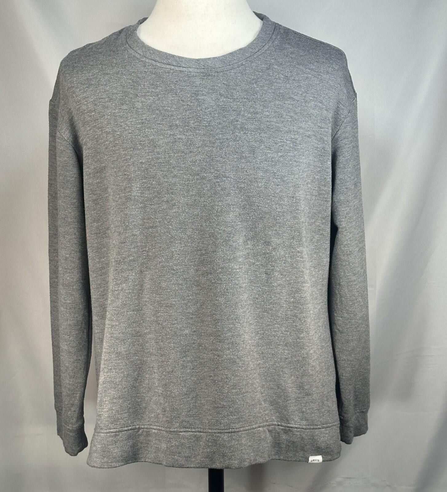 Orvis Orvis Long Sleeve Fleece Pullover Sweatshirt Gray Mens L Size US L / EU 52-54 / 3 - 1 Thumbnail