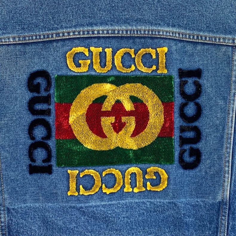 Gucci Gucci Dark blue logo plush cotton lapel single-breasted lon Size US S / EU 44-46 / 1 - 5 Thumbnail
