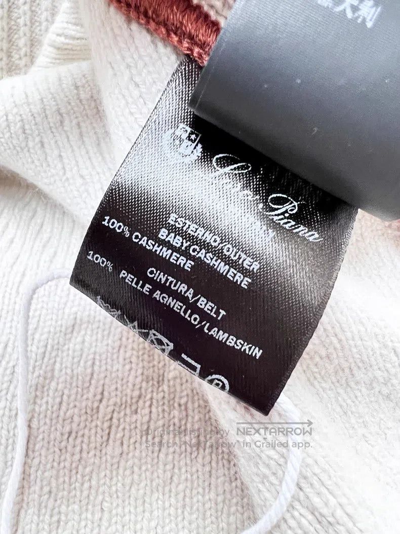 Loro Piana Loro Piana Off-white twill cashmere knit cardigan suit wit Size XS / US 0-2 / IT 36-38 - 7 Thumbnail