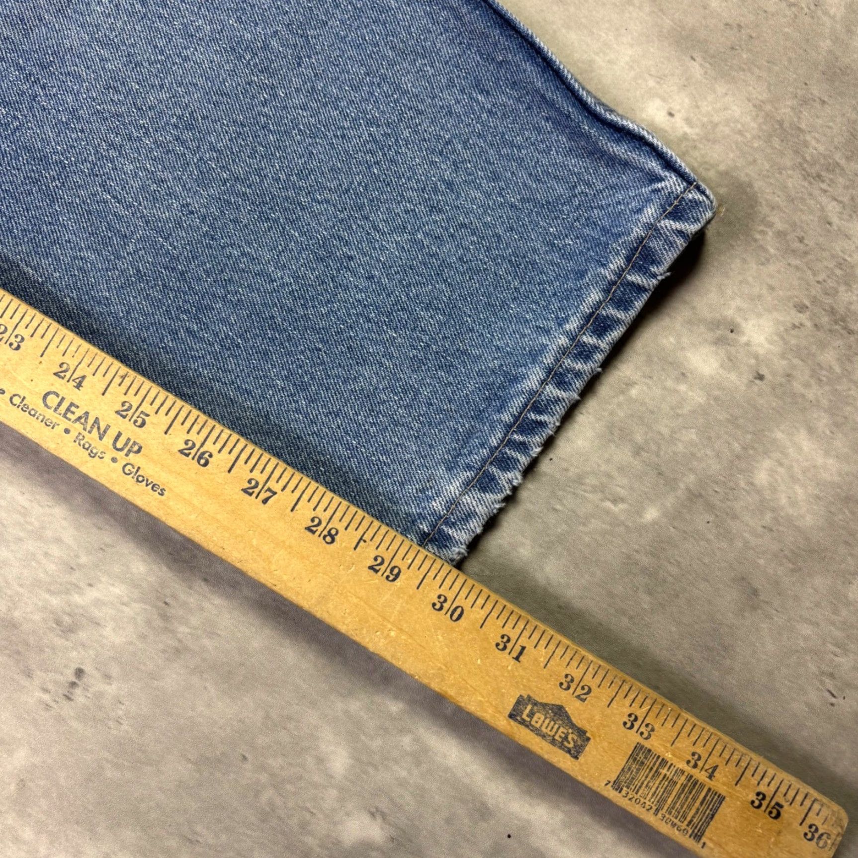 Dickies Dickies Jeans Mens 36x30 Blue Denim Workwear Utility Pants Relaxed Cargo Pocket Straight Adjustable Rise Mid Size US 36 / EU 52 - 5 Thumbnail