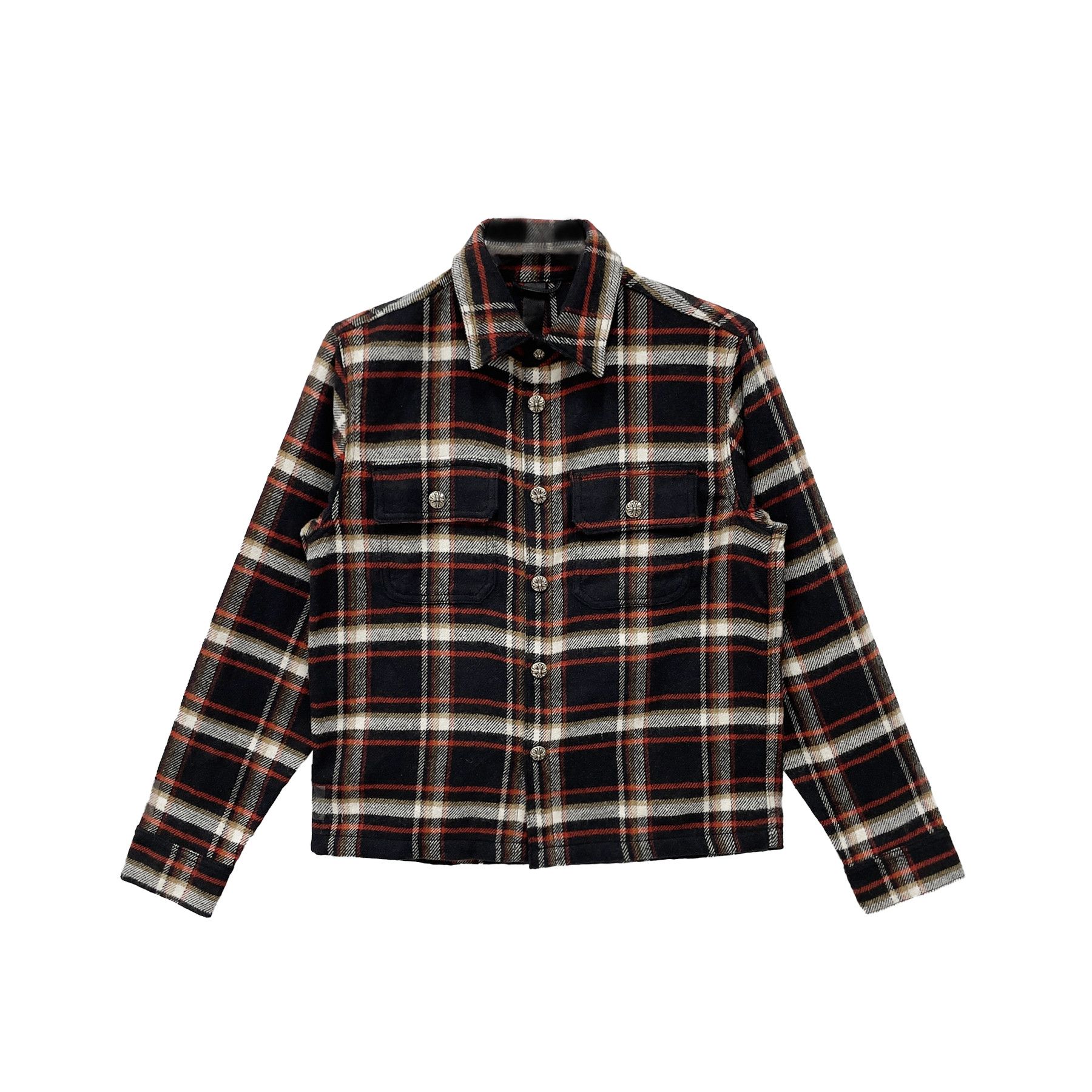 Chrome Hearts Chrome Hearts Work Dog Plaid Shirt Flannel Jacket Size US XS / EU 42 / 0 - 1 Thumbnail